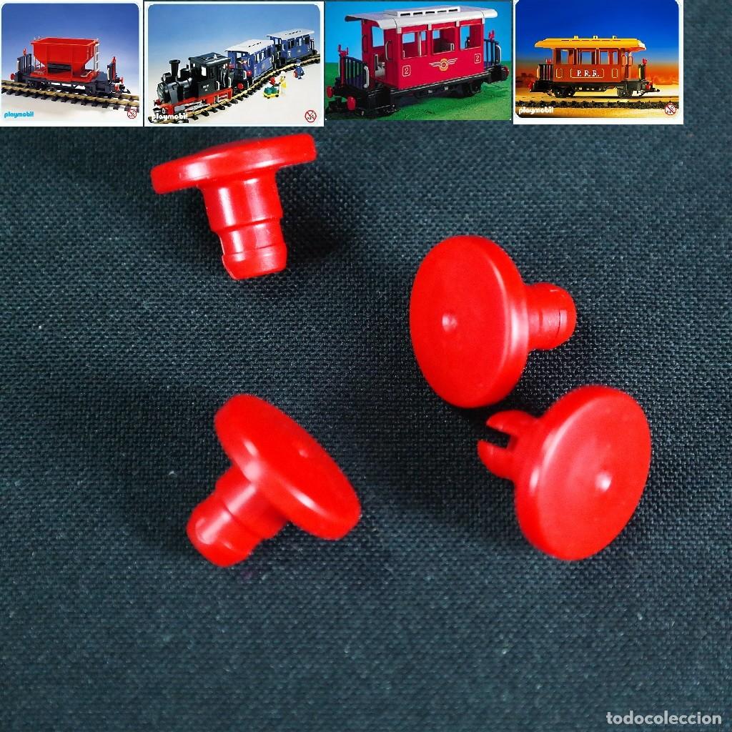 Playmobil: Playmobil topes rojos para vagones ☼