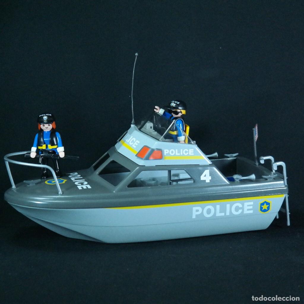 Playmobil: Playmobil lancha de policia con 2 figuras y accesorios ☼