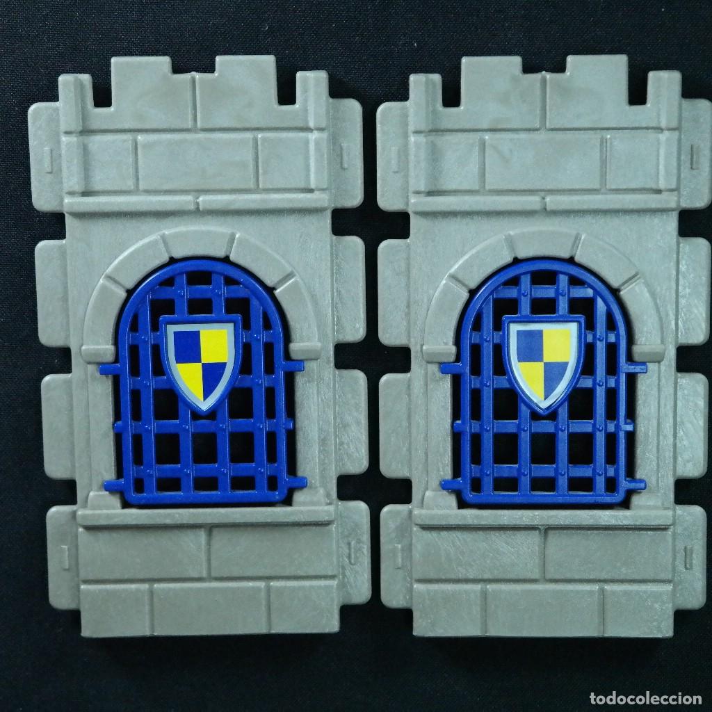 Playmobil: Playmobil dos paredes con ventanas azules steck ☼