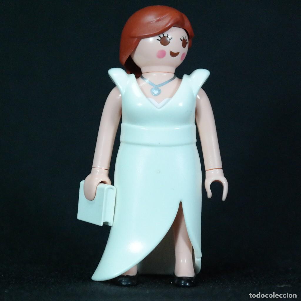 Playmobil: Playmobil mujer con vestido blanco ☼