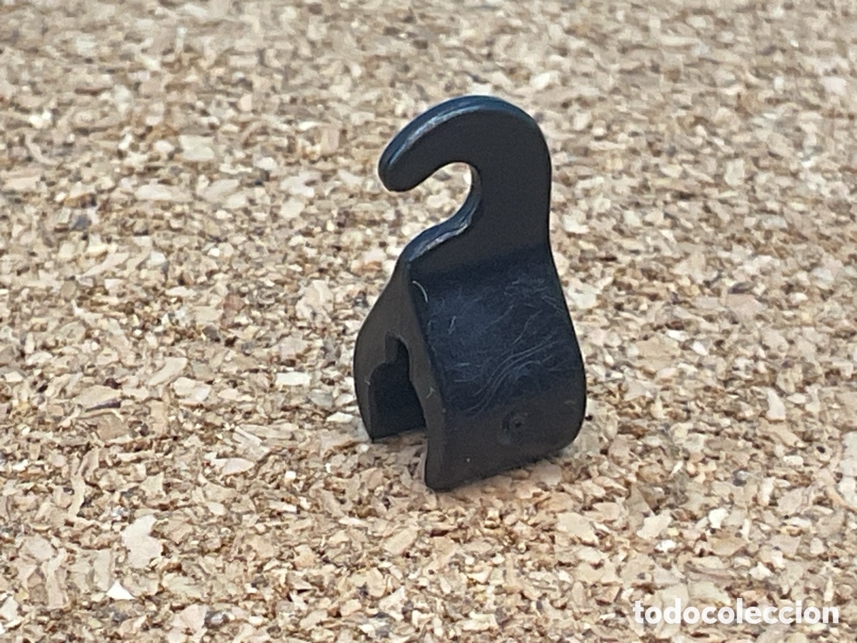 Playmobil: ACCESORIOS PLAYMOBIL. ADAPTADOR, GANCHO, CLIP, SOPORTE, COLOR NEGRO.