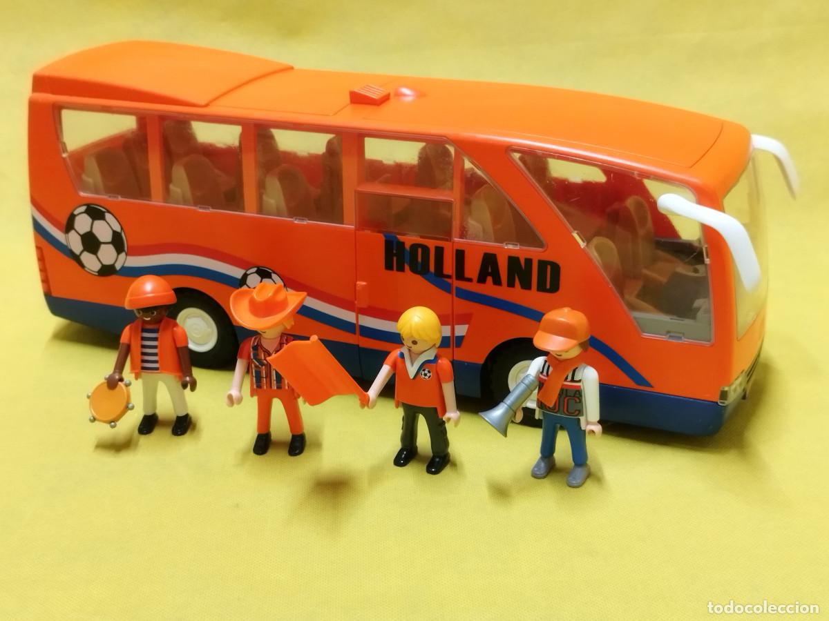 Playmobil: Playmobil Autob&uacute;s seguidores de la selecci&oacute;n de Holanda REF 5025