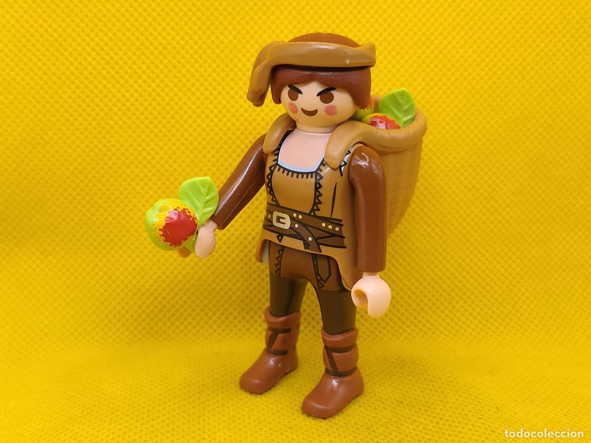 Playmobil: Playmobil Aldeana recolectora, campesina con manzanas