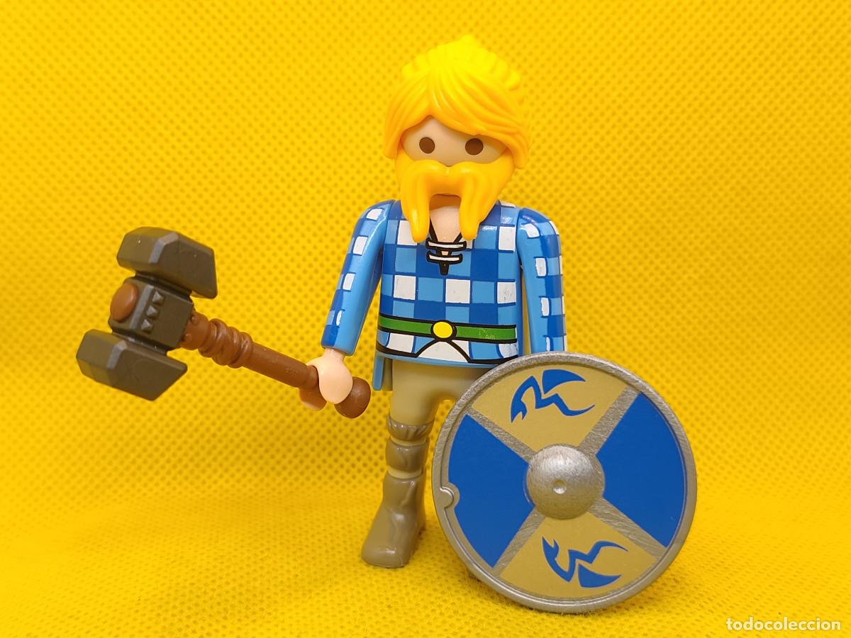 Playmobil: Playmobil Guerrero vikingo con martillo de combate