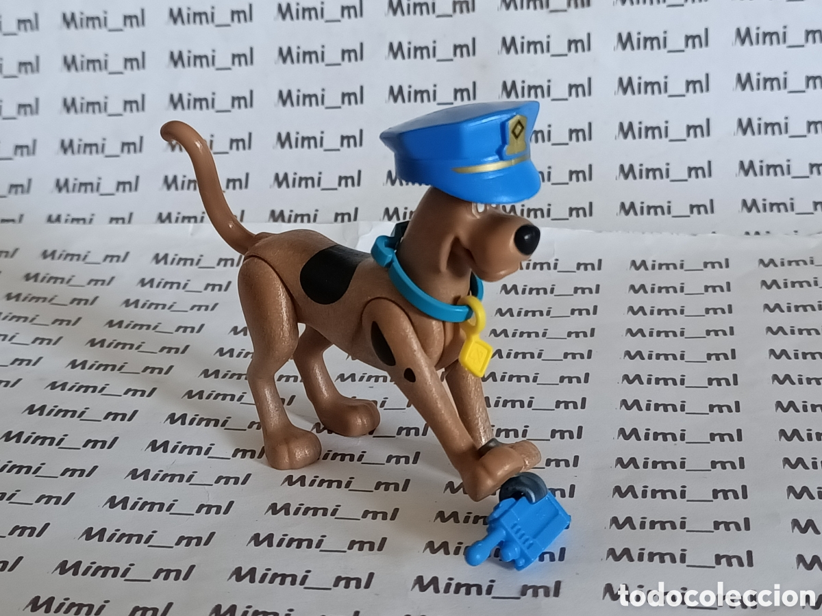 Playmobil: Playmobil figura perro polic&iacute;a Scooby doo