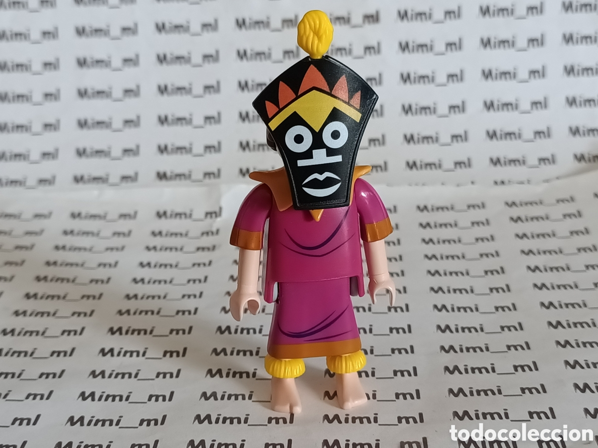 Playmobil: Playmobil figura brujo hechicero Scooby doo m&aacute;scara tobilleros amarillos