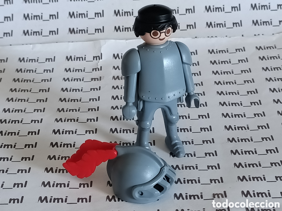 Playmobil: Playmobil figura caballero medieval Scooby doo armadura casco