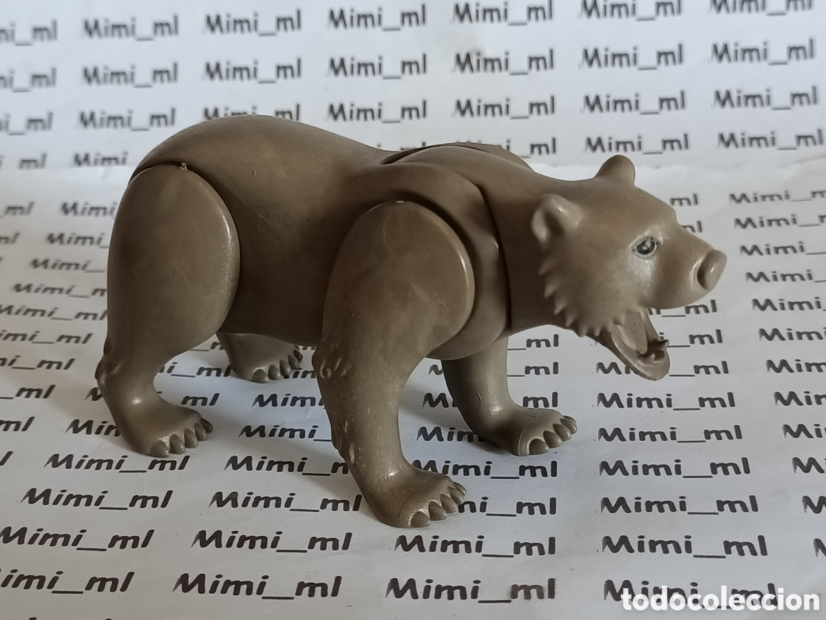 Playmobil: Playmobil figura oso adulto animales salvajes zoo circo medieval bosque