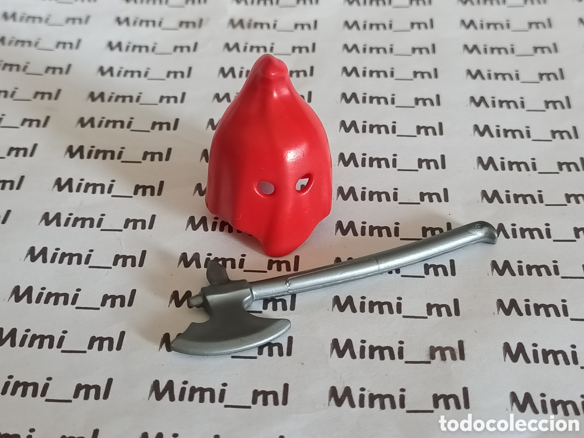 Playmobil: Playmobil capucha roja y hacha verdugo medieval