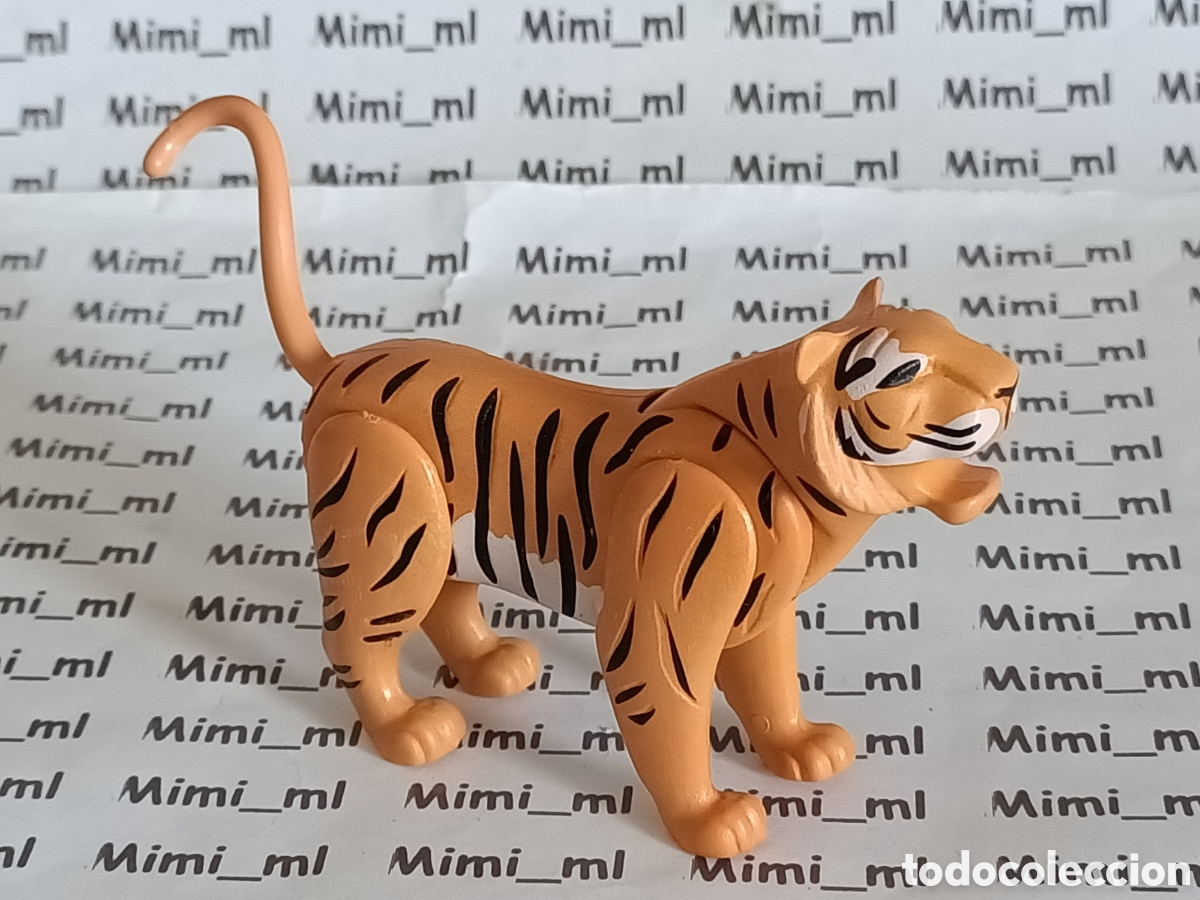 Playmobil: Playmobil figura tigre naranja animales salvajes zoo circo Safari
