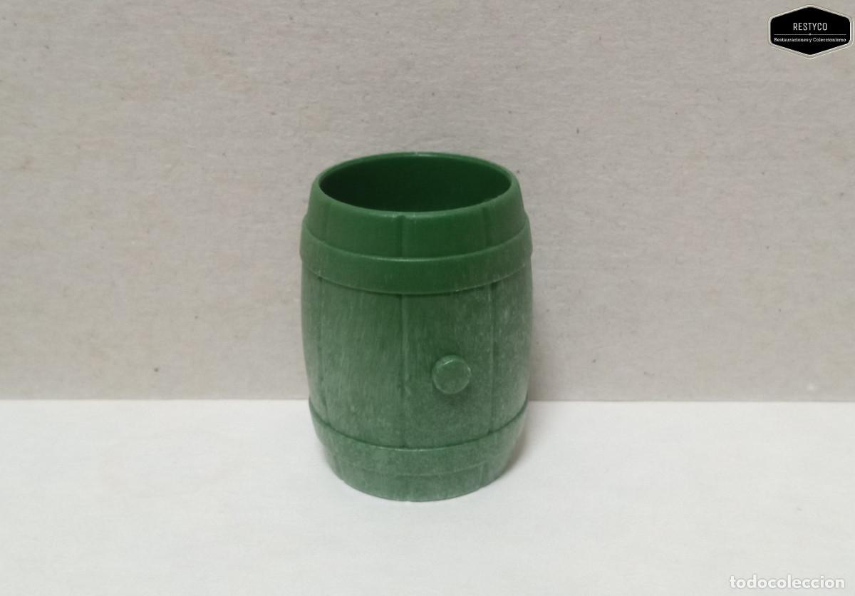 Playmobil: Playmobil - Barril Tipo Madera Color Verde