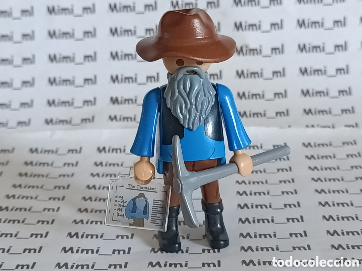 Playmobil: Playmobil figura hombre minero western oeste Scooby doo