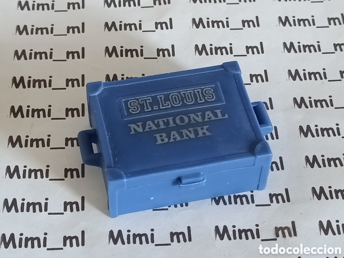 Playmobil: Playmobil caja azul national bank western oeste