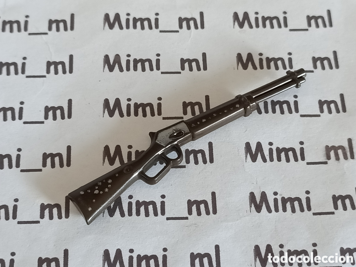 Playmobil: Playmobil rifle marr&oacute;n decorado western oeste