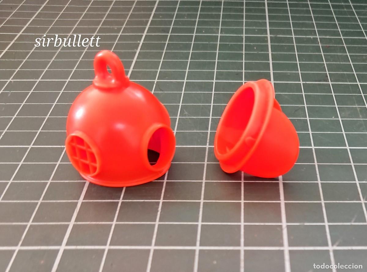 Playmobil: Escafandra y cuello rojos para buzo. Playmobil 4428.
