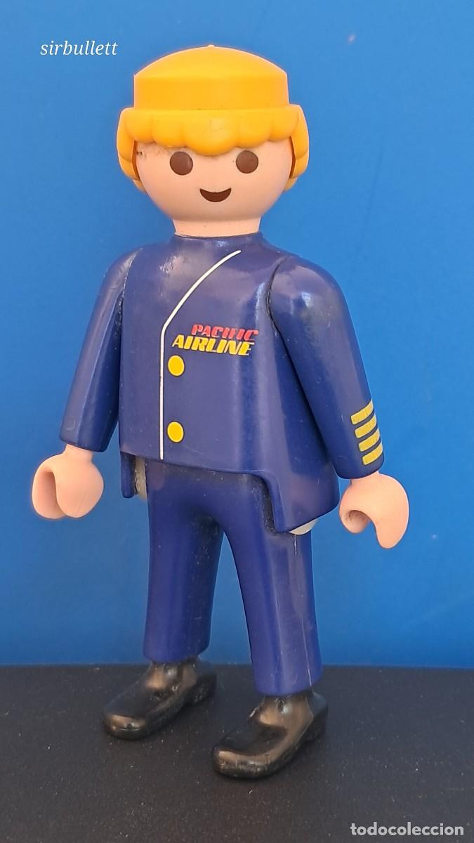 Playmobil: Piloto Pacific Airlines. Playmobil 4310. A&ntilde;os 90