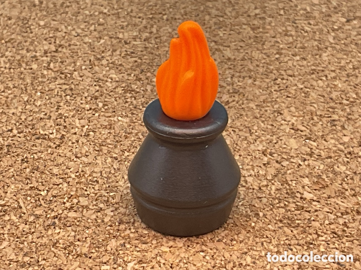 Playmobil: ACCESORIO PLAYMOBIL. OLLA DE FUEGO. REF MEDIEVOLO.