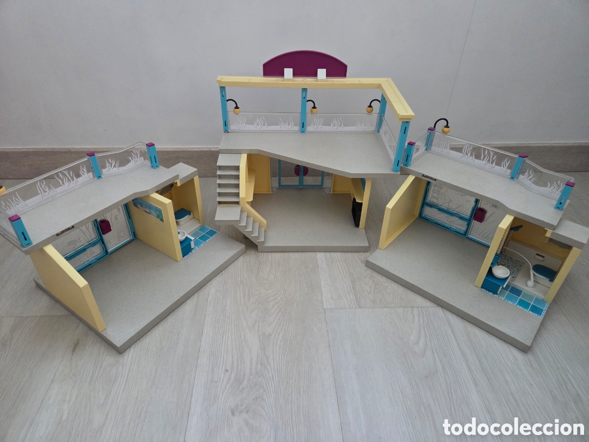 Playmobil: Hotel playmobil 2 habitaciones y la entrada
