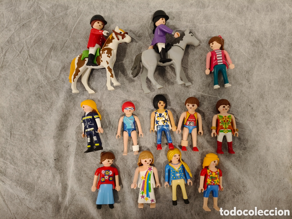 Playmobil: Lote 22 Chicas playmobil distintas series