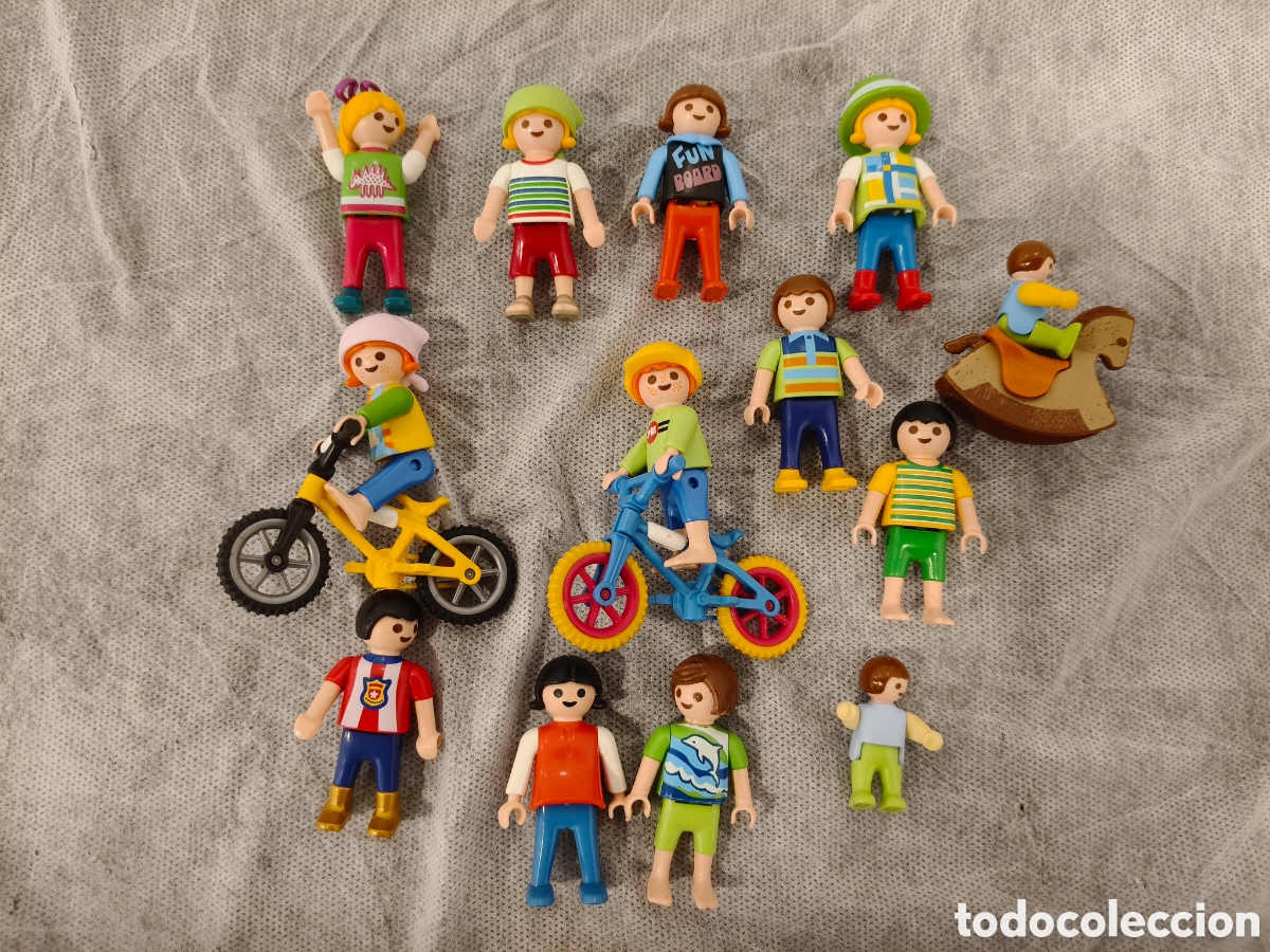 Playmobil: Lote 30 ni&ntilde;os playmobil distintas series