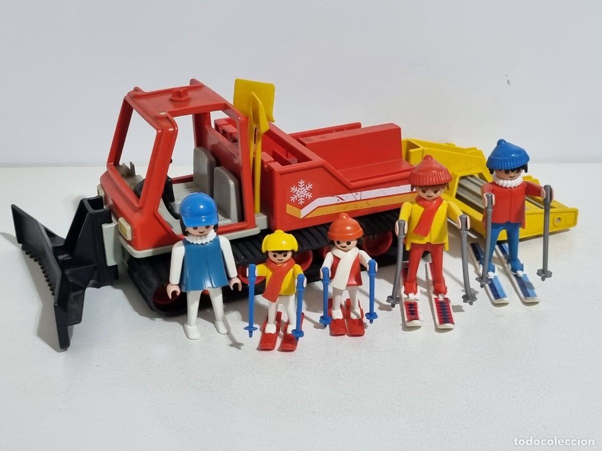 Playmobil: Playmobil 3469 Antiguo Vehiculo Oruga Pala Quitanieves Maquina Carretera Nieve