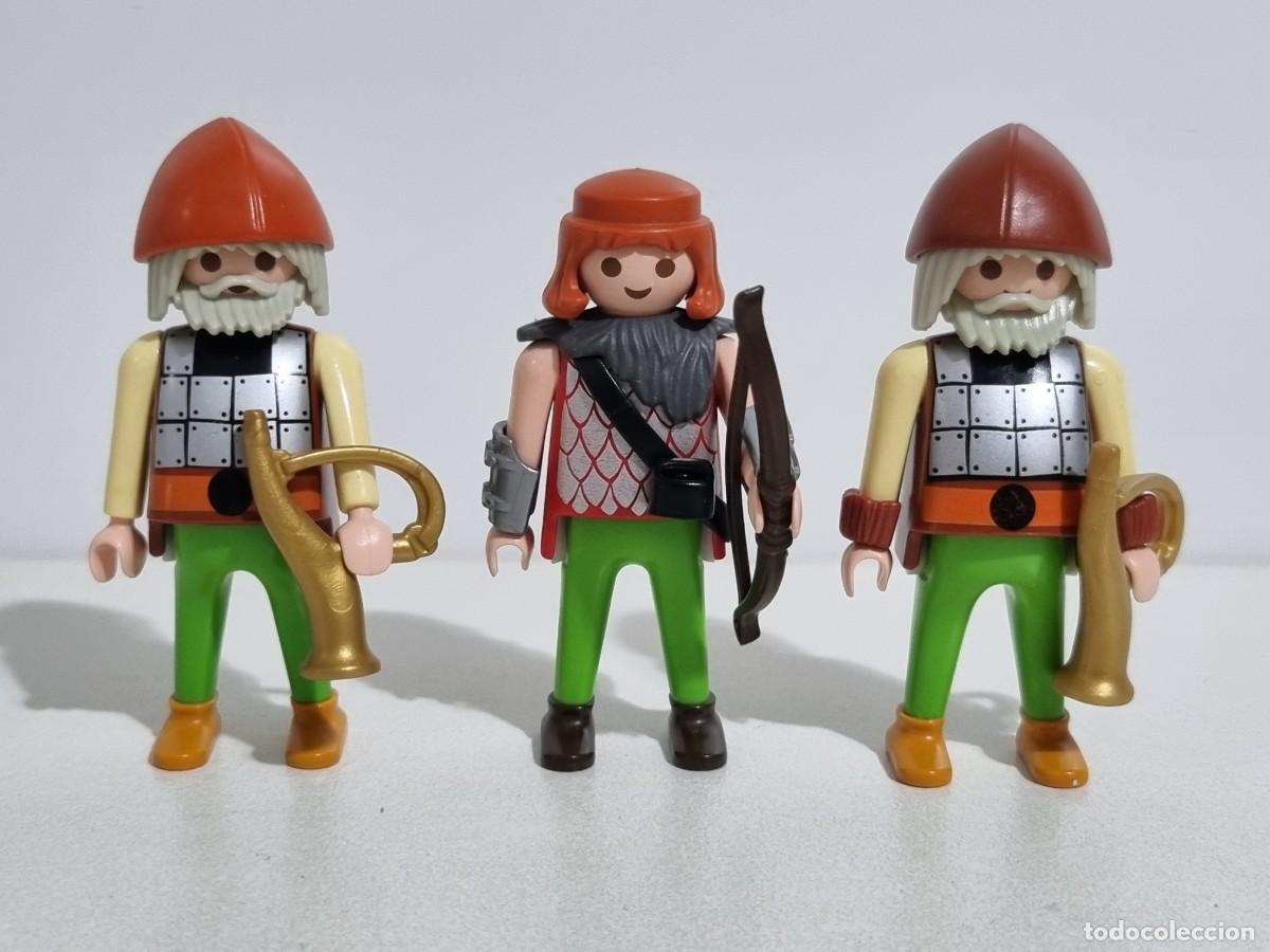 Playmobil: Playmobil 3150 3152 3153 Lote Guerrero Barbaro Vikingo Ejercito Luchador