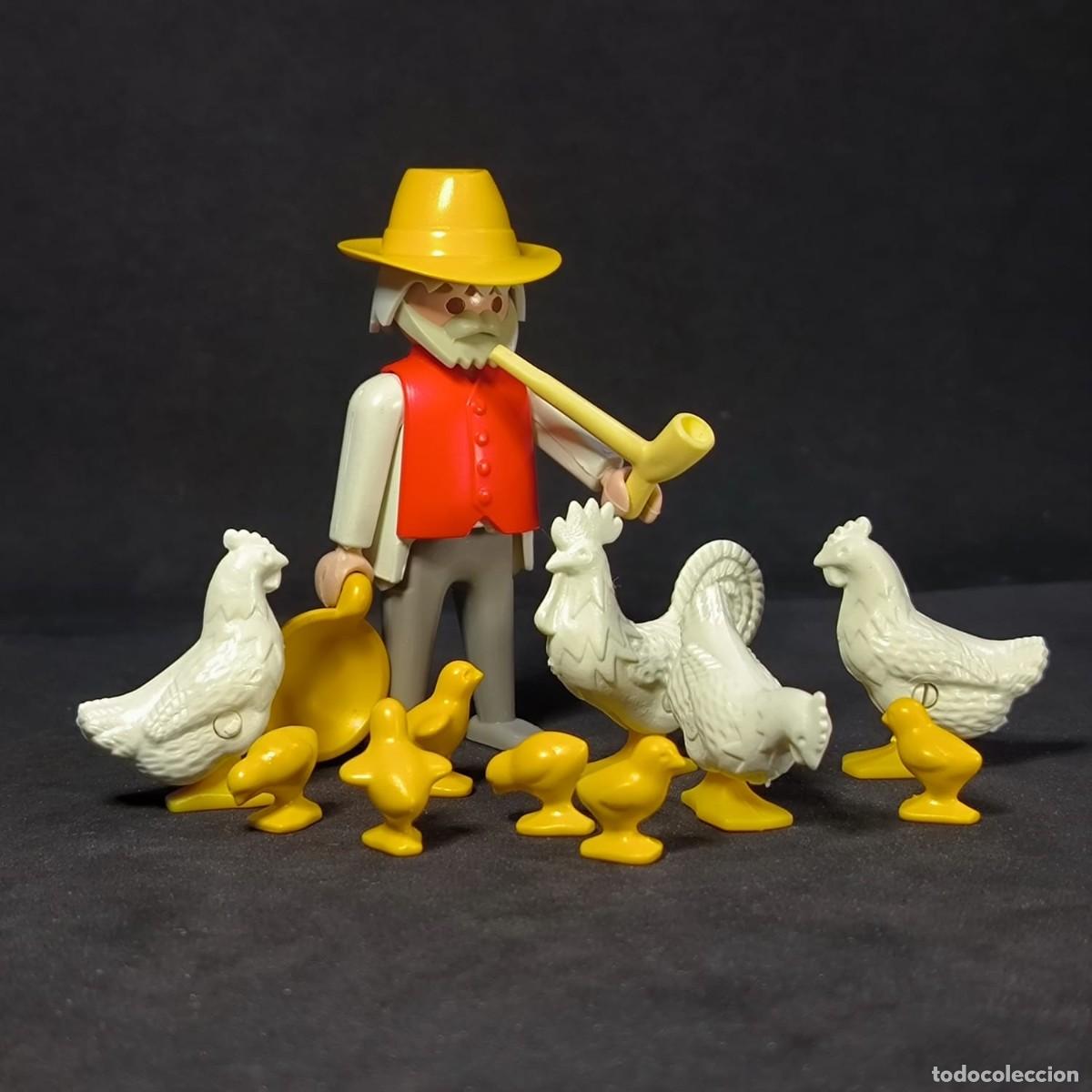 Playmobil: Playmobil granjero con gallinas ☼