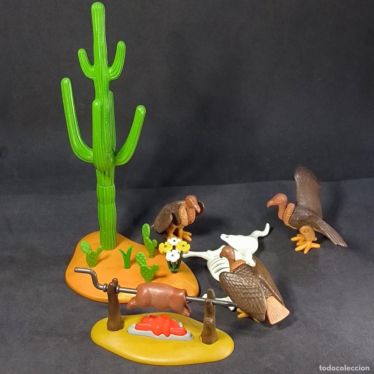 Playmobil: Playmobil buitres con cactus y cochinillo ☼