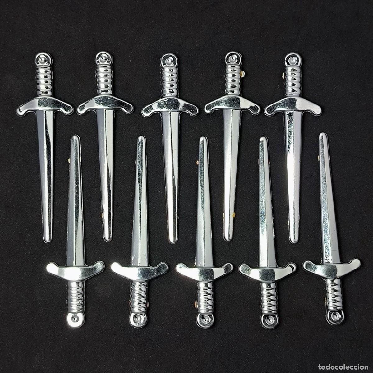 Playmobil: Playmobil espadas cromadas en excelente estado ☼