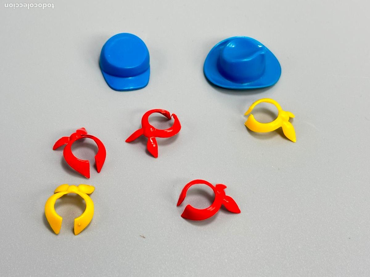 Playmobil: Playmobil lote sombrero pa&ntilde;uelo soldado vaquero oeste