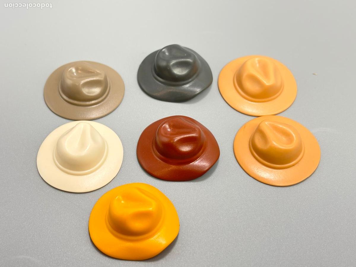 Playmobil: Playmobil lote sombrero soldado vaquero oeste