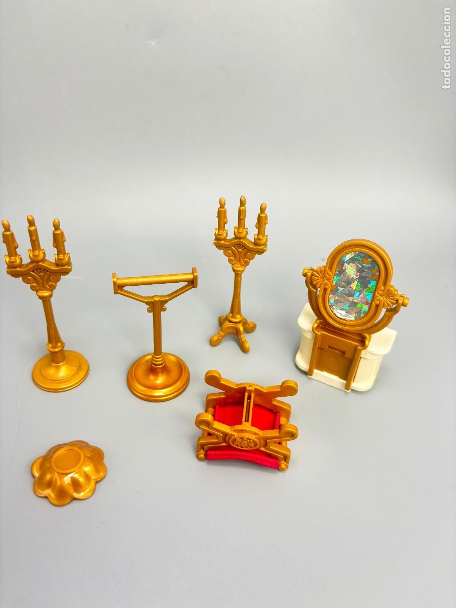Playmobil: Playmobil 9889 espejo banqueta candelabros habitaci&oacute;n real