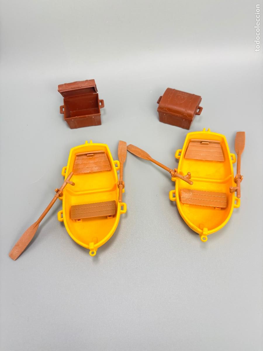 Playmobil: Playmobil 3570 lote barca amarilla con ba&uacute;l