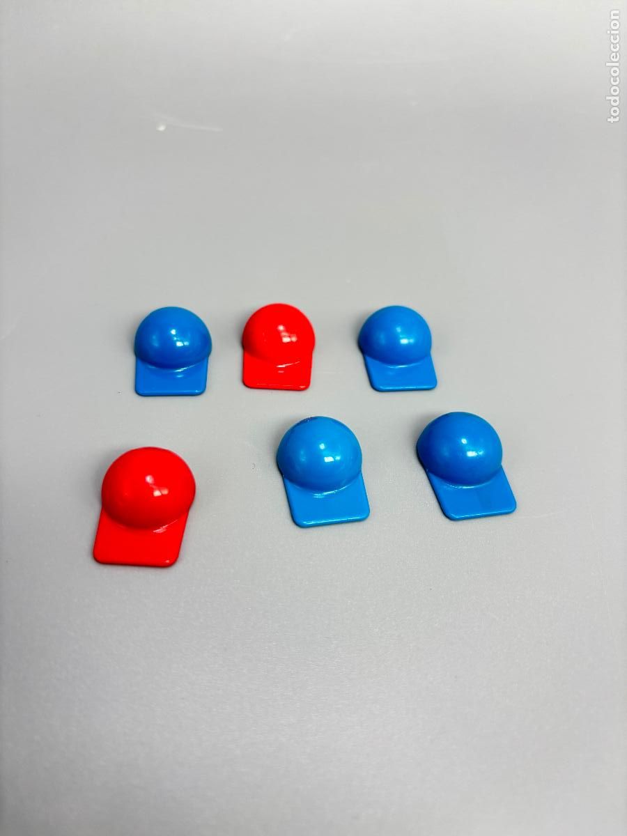 Playmobil: Playmobil lote gorra roja azul reportero