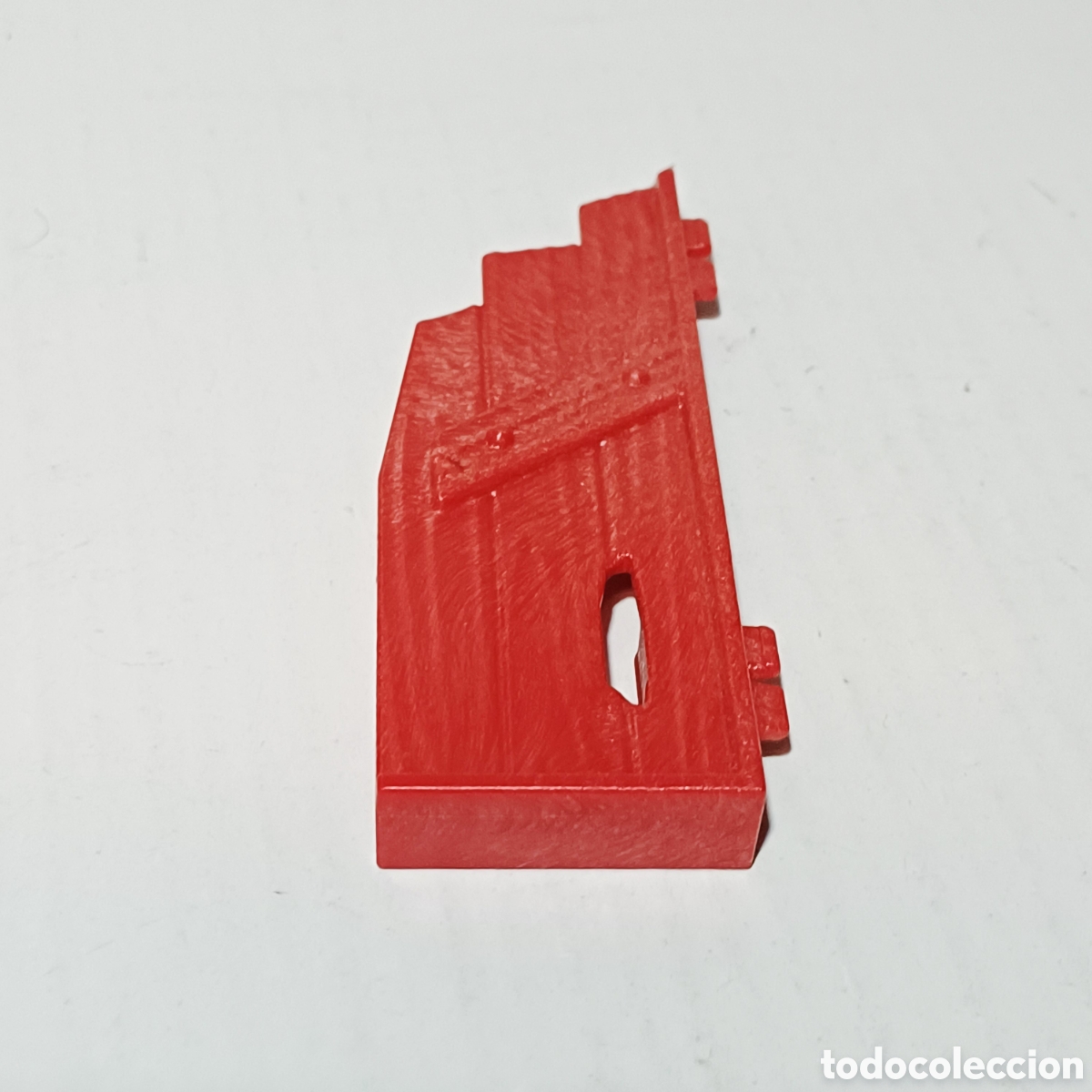 Playmobil: Pieza playmobil puerta roja burdeos campo granja cerca cierre