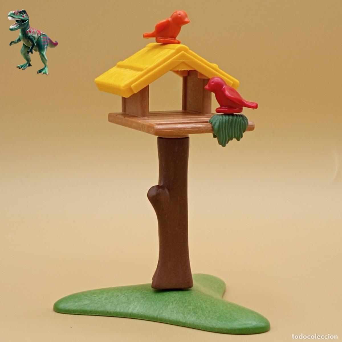 Playmobil: Playmobil comedero para pajaros caseta casita casa granja pajarera jardin vegetacion diorama belen