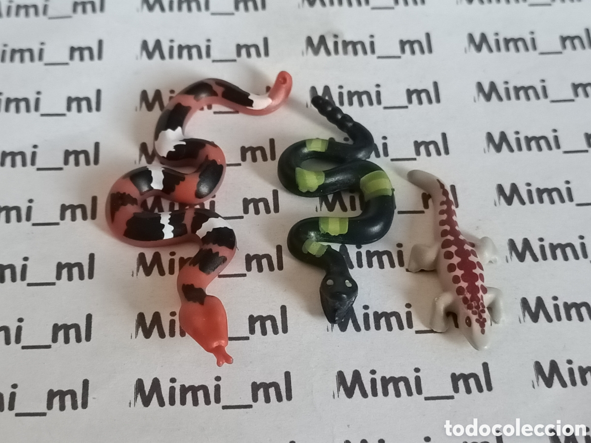 Playmobil: Playmobil lote serpientes y lagarto animales