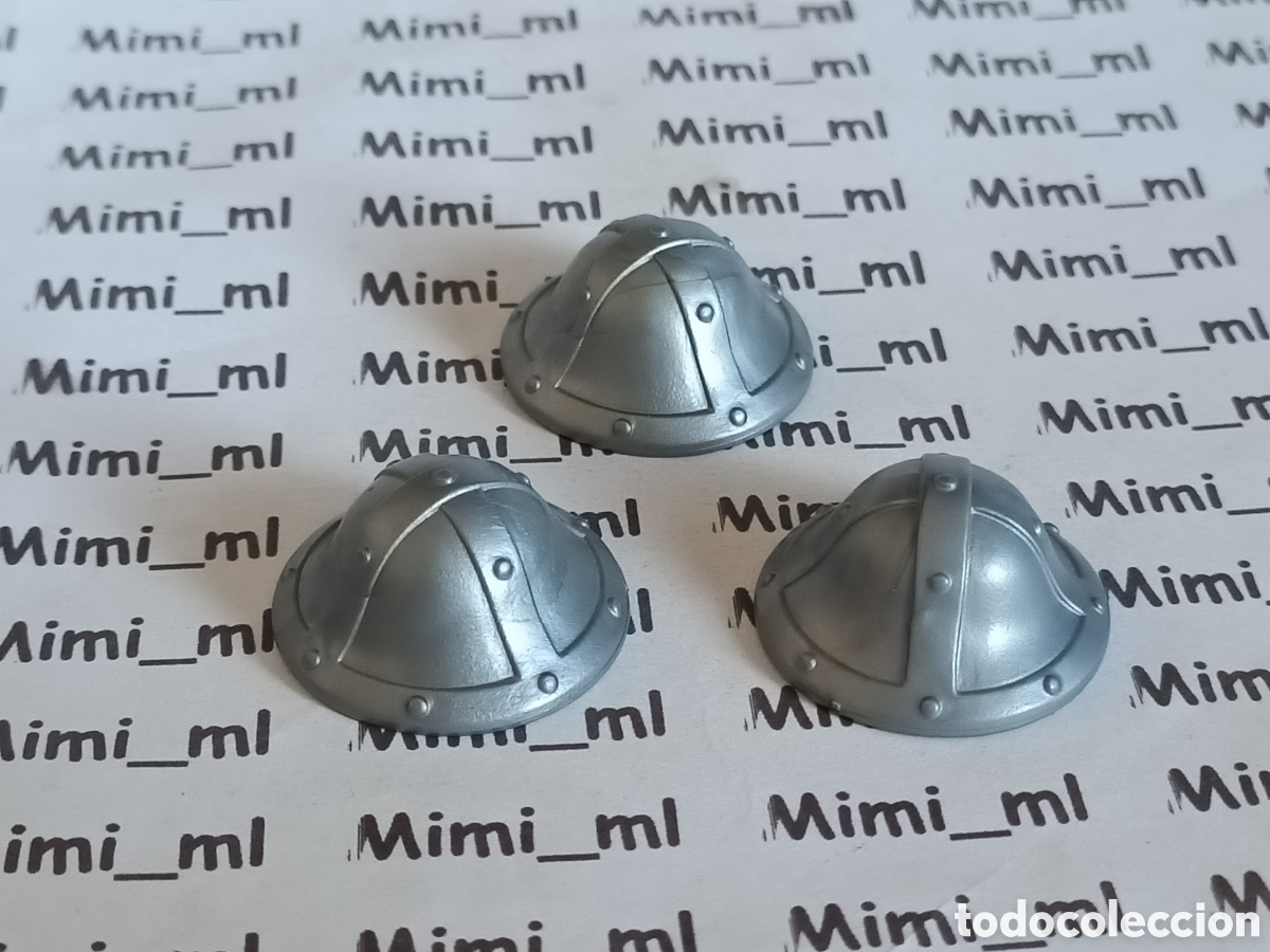 Playmobil: Playmobil 3 cascos soldado medieval