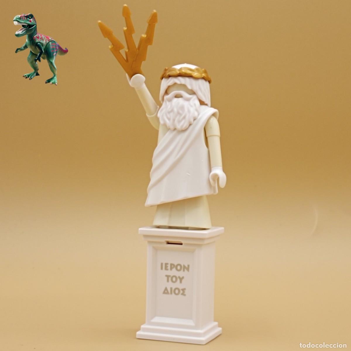 Playmobil: Playmobil figura estatua de zeus dios griego templo romano pedestal columna monte olimpo 4270 9149