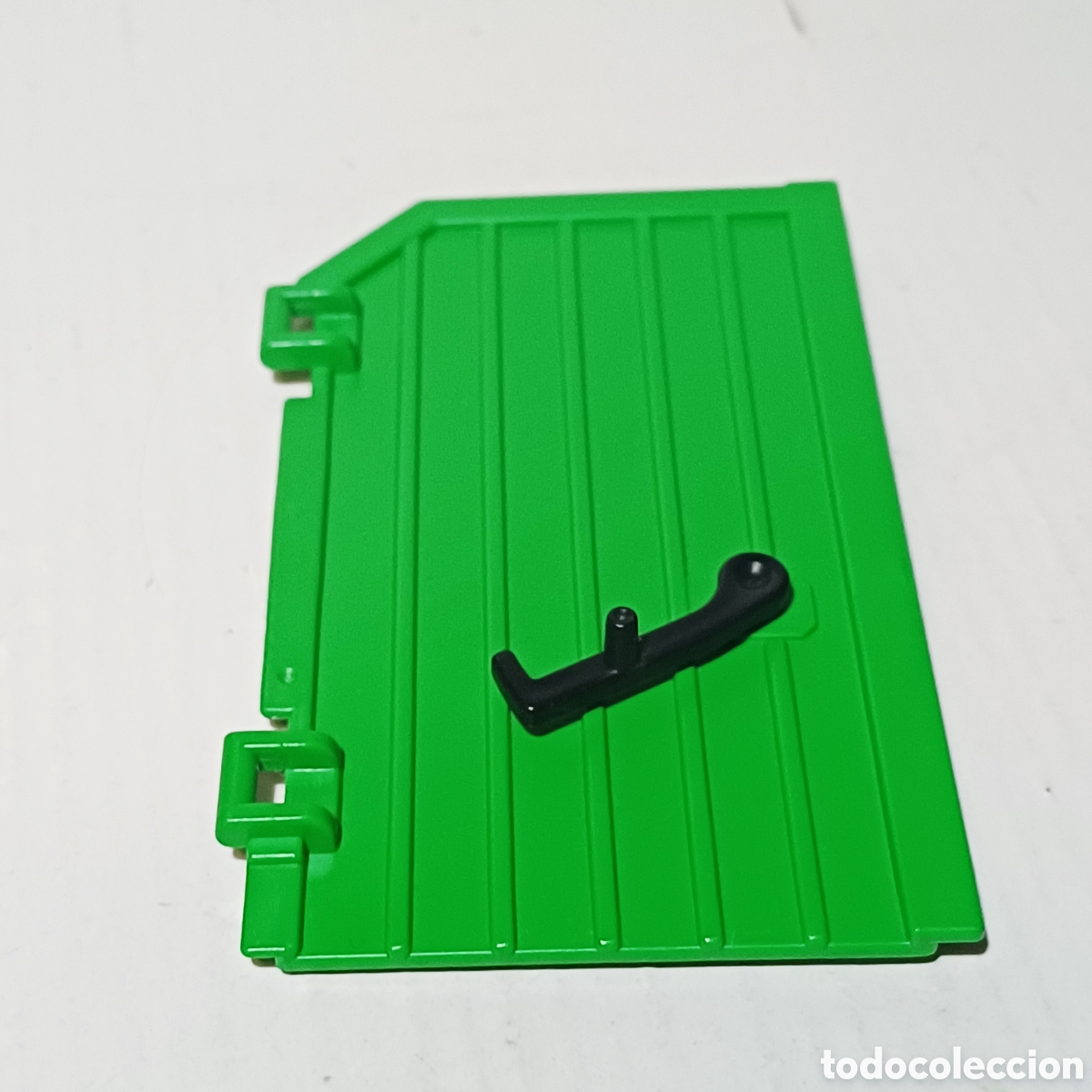 Playmobil: Pieza playmobil puerta cobertizo granja establo country campo con pestillo ref. 5005 3716