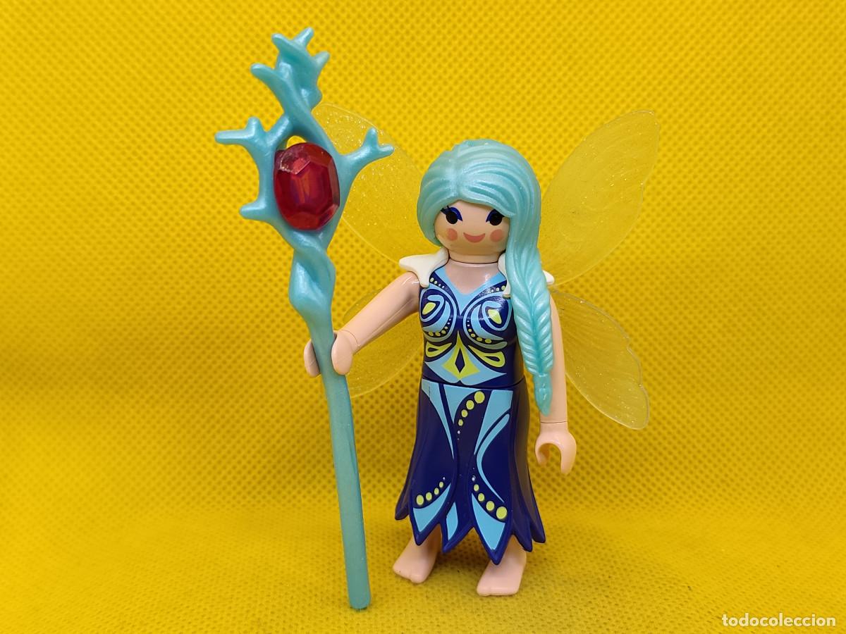 Playmobil: Playmobil Hada con vestido y pelo azul