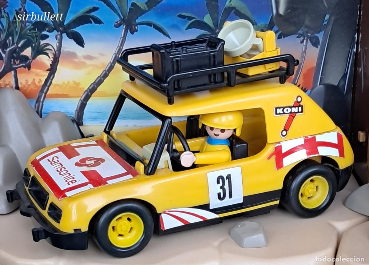 Playmobil: Coche cl&aacute;sico rally personalizado. Playmobil. Compatible 3524