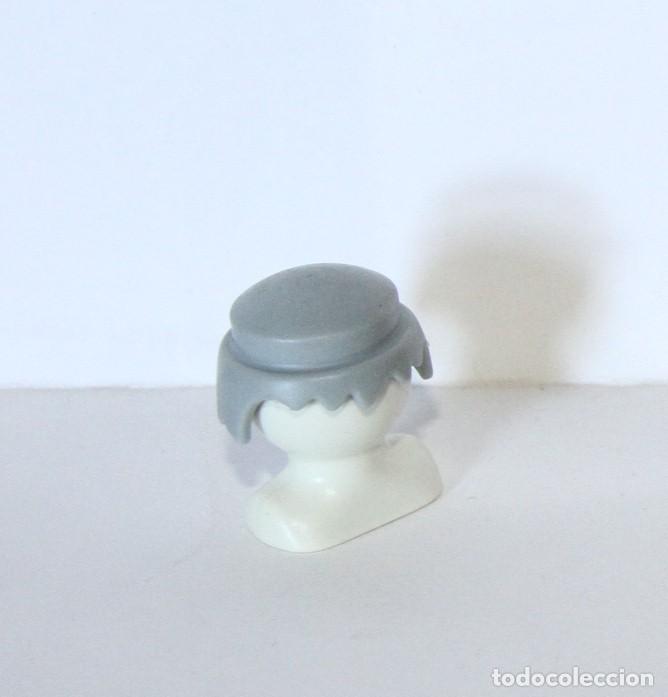 Playmobil: PLAYMOBIL MEDIEVAL PELO PELUCA CORTO gris hombre