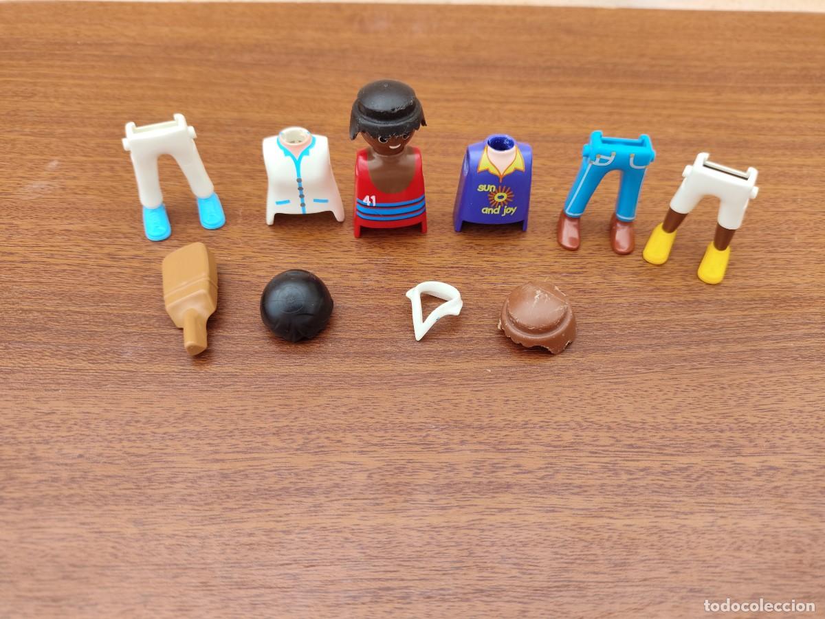 Playmobil: Playmobil lote torso piernas pelo cabeza