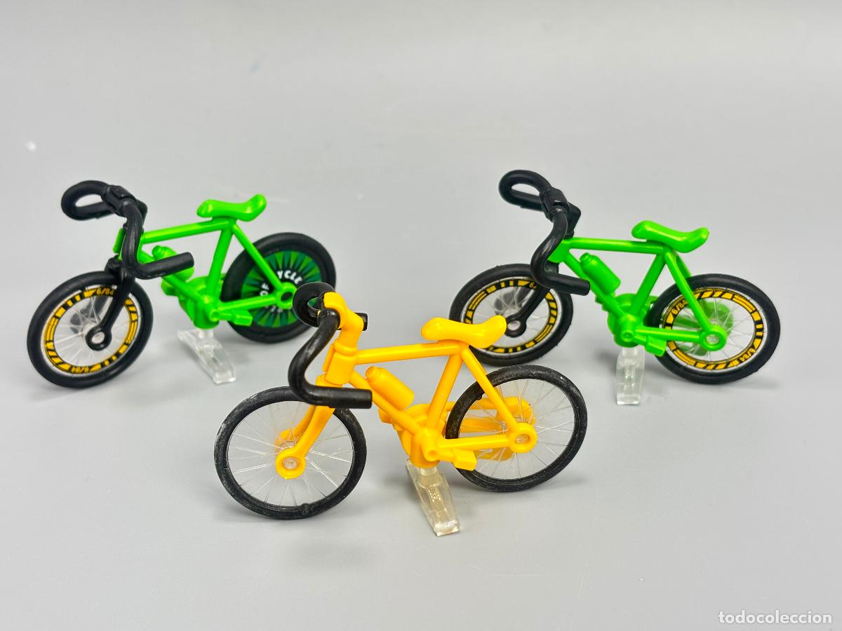 Playmobil: Playmobil lote bicicleta carrera primera &eacute;poca