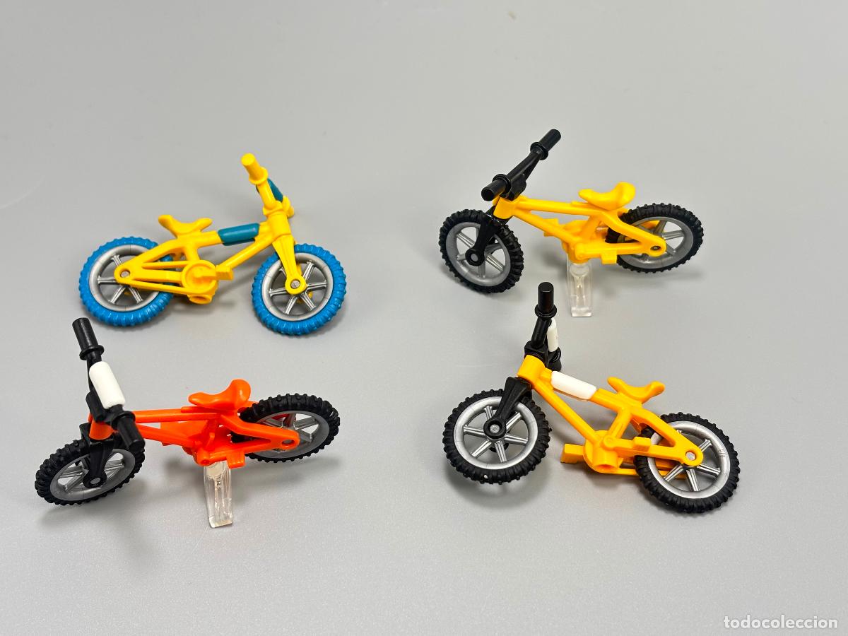 Playmobil: Playmobil lote bicicleta ni&ntilde;o ni&ntilde;a