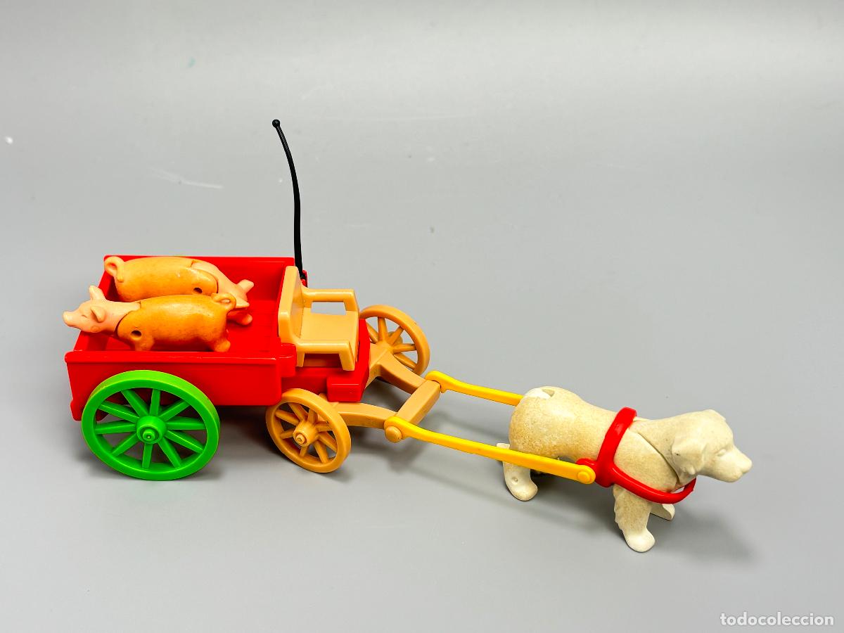 Playmobil: Playmobil 5505 carro con perro y cerdo Victoriano