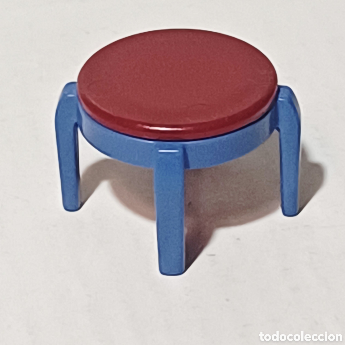 Playmobil: Pieza playmobil taburete azul rojo burdeos habitacion infantil ref. 3964 3967 4284