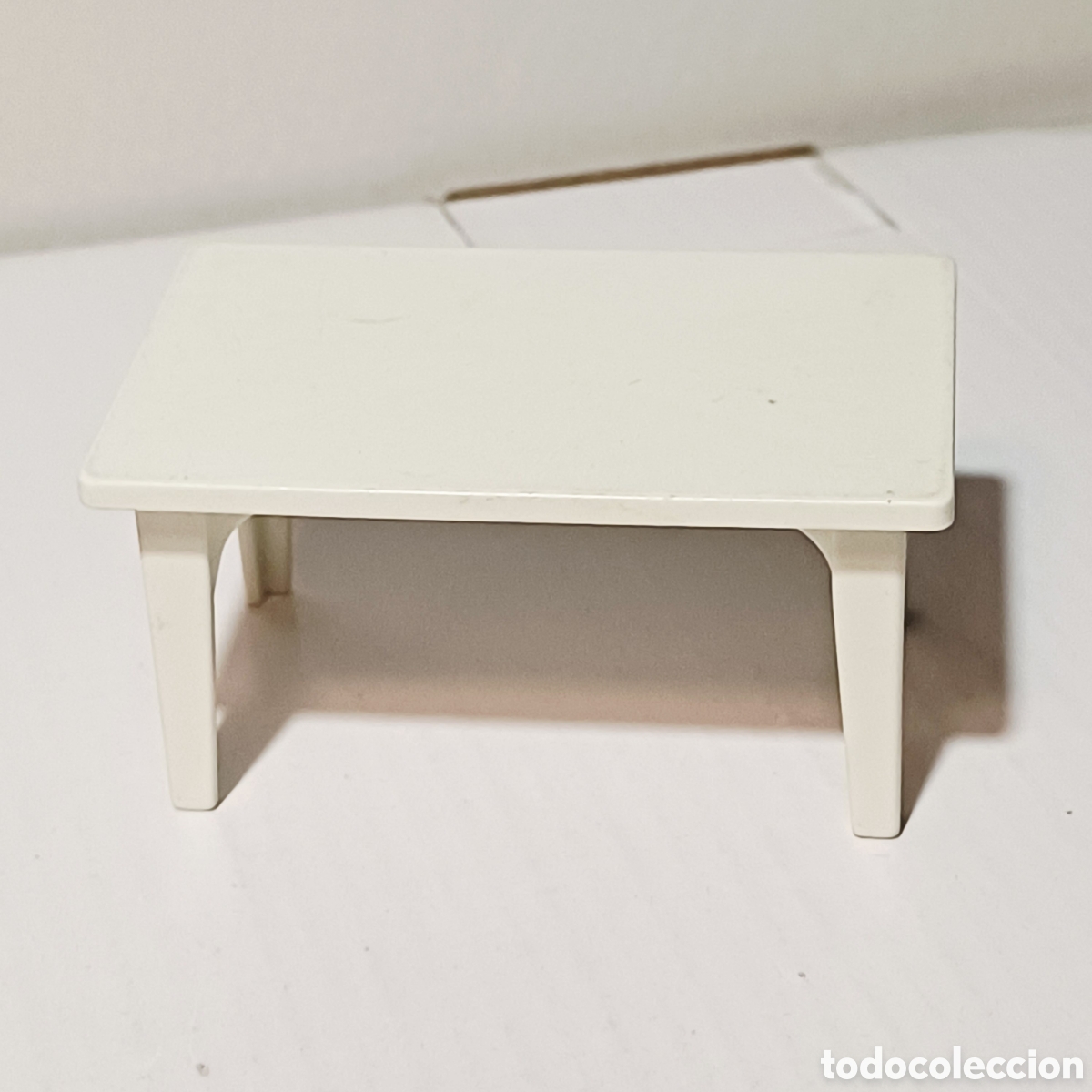 Playmobil: Pieza playmobil mesa rectangular blanca sal&oacute;n casa city ciudad victoriano