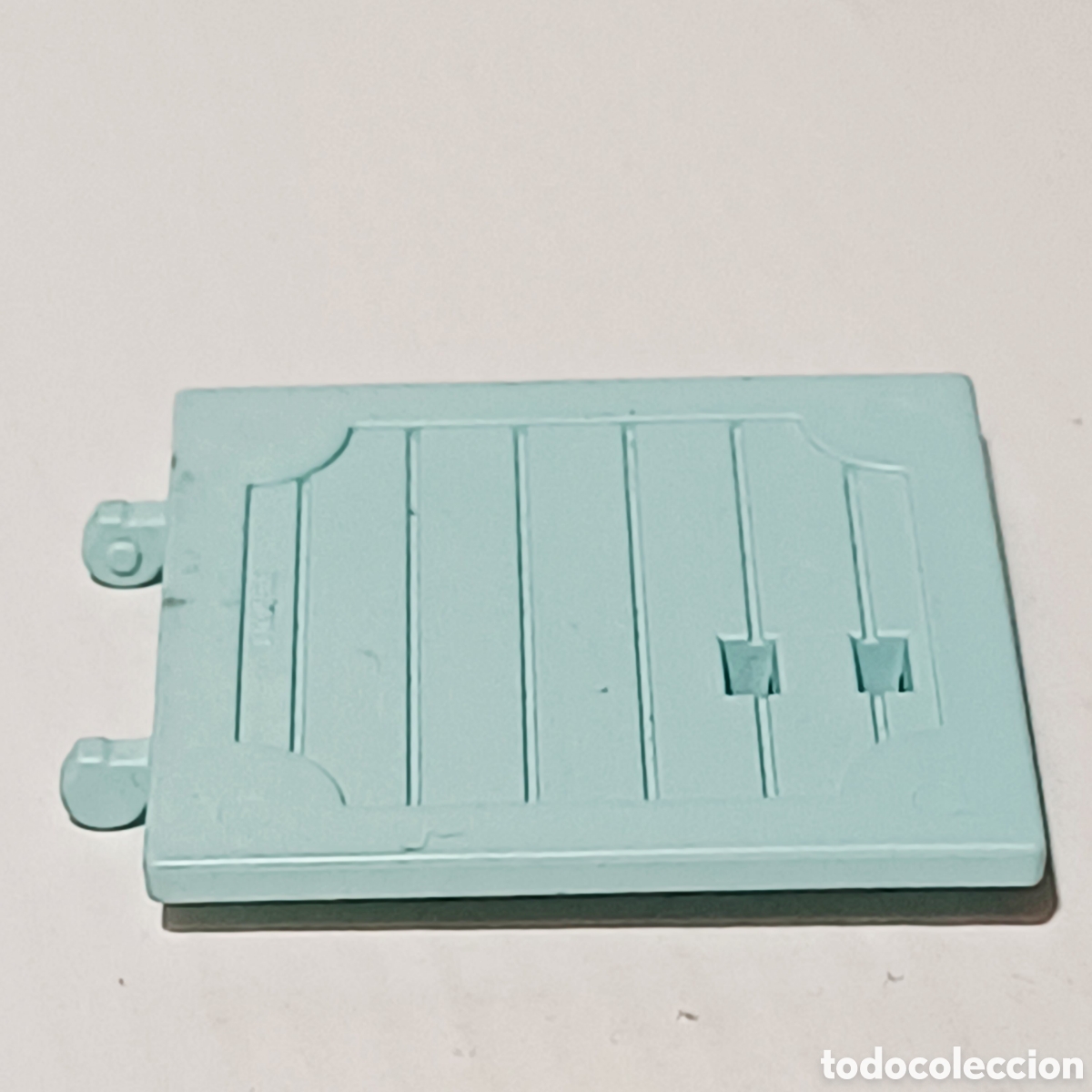 Playmobil: Pieza playmobil puerta cuadra de caballos establo hipica ponys cyan